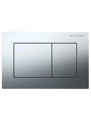 Кнопка смыва для унитаза Azario NEW-TS AZ-ABS-001-CH АБС-пластик, цвет глянцевый хром, механическая