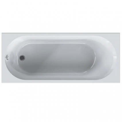 Акриловая ванна Am.Pm X-Joy W94A-165-070W-A без опоры 165x70 см, пристенная, белая, прямоугольная, объем 178 л.