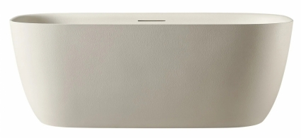 Ванна из искусственного камня AltroBagno Luciana 090223 170x80 см, отдельностоящая, овальная, на ножках, с донным клапаном, объем 380 л.