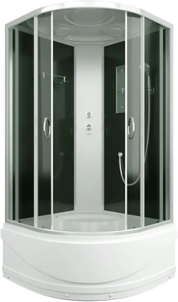 Душевая кабина Erlit Comfort ER3508TP-C2-RUS четверть круга, стекло тонированное