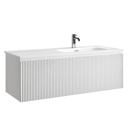 Тумба под раковину без столешницы Sancos Snob R 1.0 120 SNR1.0120RW bianco подвесная, матовая