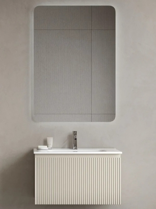 Мебель для ванной комнаты Sancos Snob R 1.0 70 beige soft подвесная, матовая