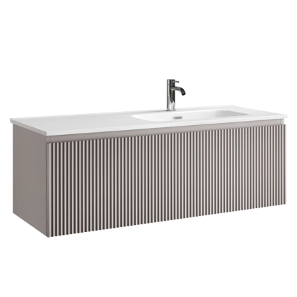 Тумба с раковиной Sancos Snob R 1.0 120, R doha soft, подвесная, матовая