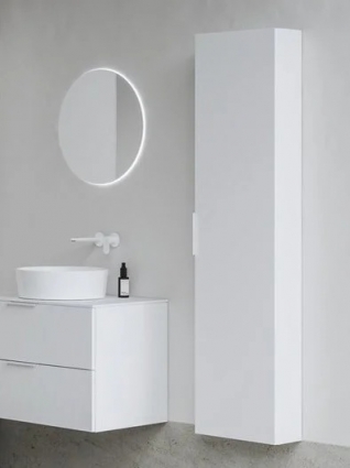 Шкаф-пенал для ванной Ravak Comfort II SB 40 L/R глянцевый белый подвесной, с дверками