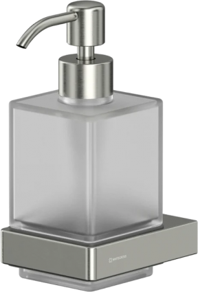 Дозатор для жидкого мыла WHITECROSS Cubo CU2440NIB настенный, сталь, подвесной