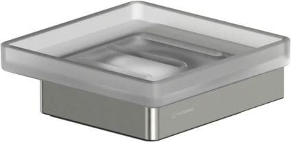 Мыльница WHITECROSS Cubo CU2420NIB настенная, стеклянная, подвесная