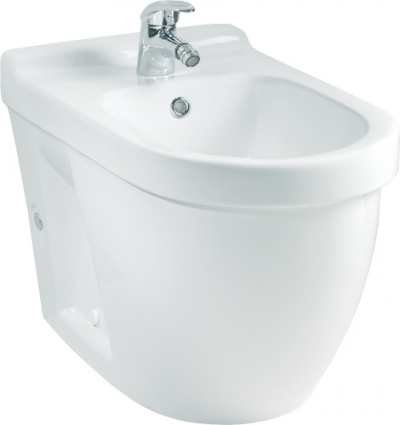 Биде напольное Creavit Dream DR500 цвет белый, овальное, 36x59 см