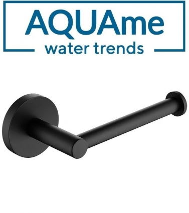 Держатель для туалетной бумаги AQUAme Trento AQM7208MB черный, подвесной