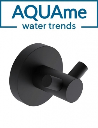Крючок для ванной AQUAme Trento AQM7202MB черный