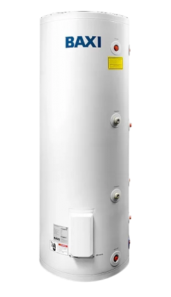 Накопительный водонагреватель Baxi UBC 200 косвенный, 200 л, напольный, вертикальный, белый, спиральный теплообменник, с защитой от перегрева