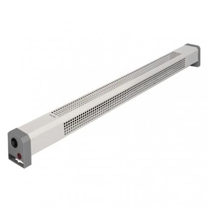 Конвектор электрический Ballu Plinth Compact BEC/PLC-80-300 300 Вт, настенный, напольный, белый, на площадь 5 кв.м., цвет белый, серый