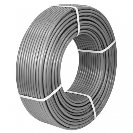 Труба из сшитого полиэтилена СТМ Пласт CPER16022-200 PERT 16x2,0, бухта 200 м, цвет серый, 1 слой