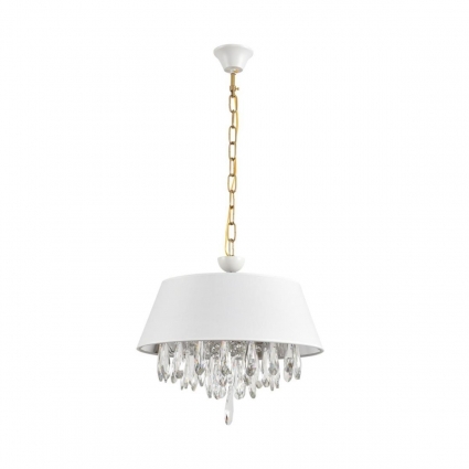 Люстра Lumion MITRIM 8374/3 в классическом стиле, цвет белый, мощность 180 Вт