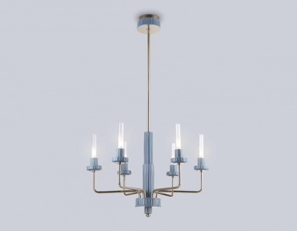 Люстра Ambrella Light HIGH LIGHT LH53124 в стиле модерн, цвет белый
