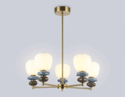 Люстра Ambrella Light HIGH LIGHT LH53164 в стиле модерн, цвет белый