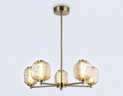 Люстра Ambrella Light HIGH LIGHT LH30104 в стиле модерн, цвет коричневый