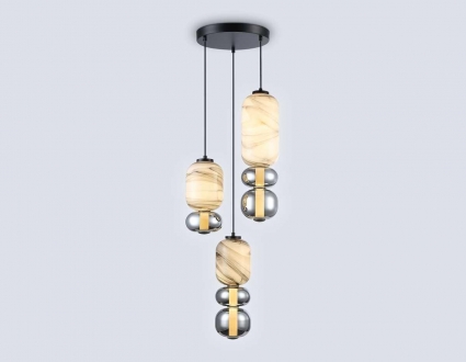 Люстра Ambrella Light HIGH LIGHT LH11036 в стиле модерн, цвет серый