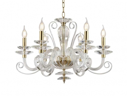 Люстра NEWPORT 8576/C gold polished цвет прозрачный, мощность 240 Вт