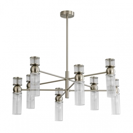 Люстра Lumion DENVER 8277/8 в стиле модерн, цвет прозрачный, мощность 320 Вт