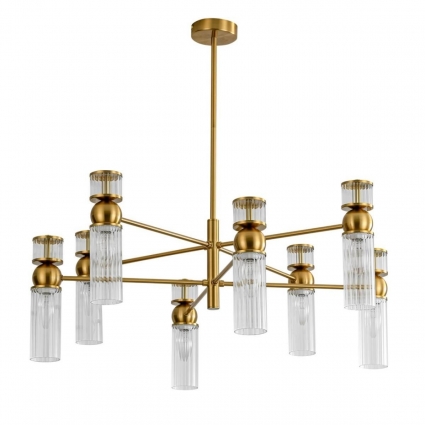 Люстра Lumion DENVER 8276/8 в стиле модерн, цвет прозрачный, мощность 320 Вт