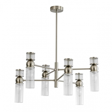 Люстра Lumion DENVER 8277/6 в стиле модерн, цвет прозрачный, мощность 240 Вт