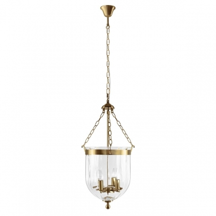 Подвесной светильник Loft It Incense 10455/4 AB в стиле арт-деко, цвет прозрачный