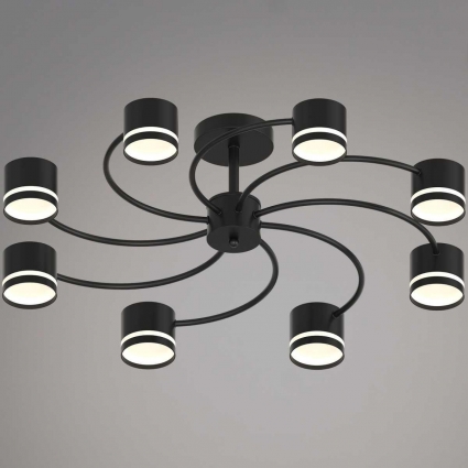 Люстра Reluce 26730-0.3-08 GX53 BK цвет черный, мощность 120 Вт