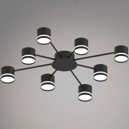 Люстра Reluce 06730-0.3-08 GX53 BK цвет черный, мощность 120 Вт