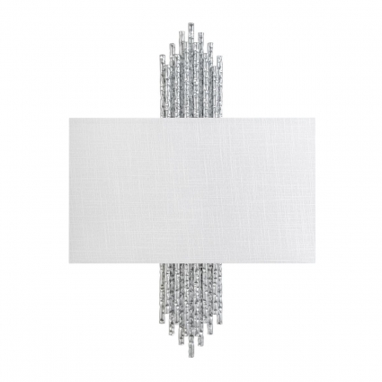Настенный светильник Loft It Poema 10458 Silver в стиле арт-деко, цвет белый