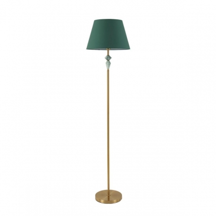 Торшер Lumion VERMONT 8275/1F в классическом стиле, цвет зеленый, мощность 60 Вт