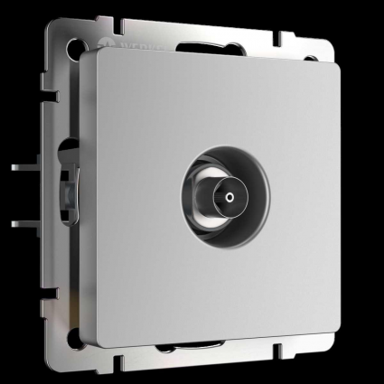 Розетка Werkel a050888 цвет серебро