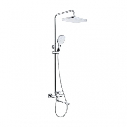 Душевая стойка ProHanss P62 P62.24 хром штанга 153 см, шланг пластиковый 150 см, 3 режима