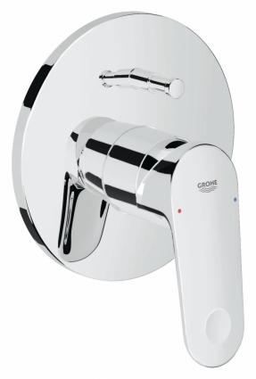 Смеситель Grohe Europlus II для ванны с душем, однорычажный, хром