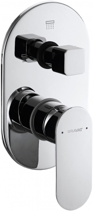 Смеситель Bravat Gina P69194C-ENG для ванны с душем, однорычажный, хром