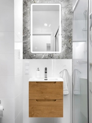 Мебель для ванной комнаты BelBagno Etna 50 rovere nature подвесная, матовая