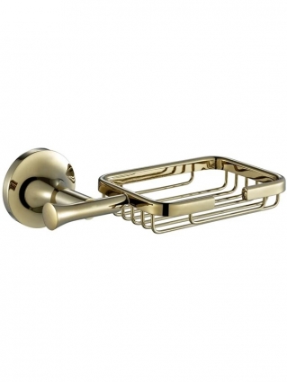 Мыльница AltroBagno Corposo 080715 Gl настенная, золотая, подвесная