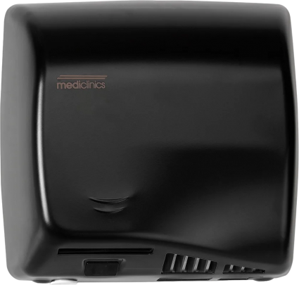 Сушилка для рук Mediclinics Speedflow Plus M17AB высокоскоростная, черная, мощность 850 Вт, сенсорная