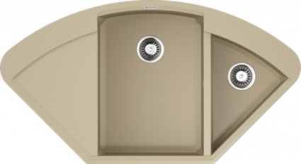 Мойка кухонная Omoikiri Sakaime 105C-СH шампань матовая, многоугольная, 105.7x57.5 см