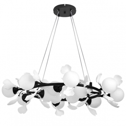 Люстра подвесная Ceramo BW Lightstar 799127 цвет белый, мощность 72 Вт