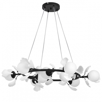 Люстра подвесная Ceramo BW Lightstar 799097 цвет белый, мощность 54 Вт