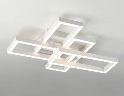 Люстра Ambrella Light ACRYLICA FA1001 в стиле Хай-тек, цвет белый, мощность 65 Вт