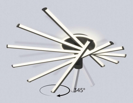 Люстра Ambrella Light COMFORT FL6232 в стиле Хай-тек, цвет белый, мощность 96 Вт