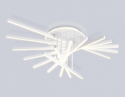 Люстра Ambrella Light COMFORT FL6291 в стиле Хай-тек, цвет белый, мощность 160 Вт