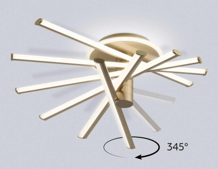 Люстра Ambrella Light COMFORT FL6234 в стиле Хай-тек, цвет белый, мощность 96 Вт