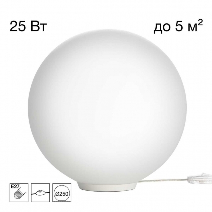 Настольная лампа Citilux RON CL941D25T0 в стиле модерн, цвет белый
