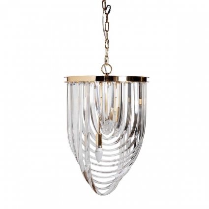 Подвесной светильник Garda Decor 20MD3231-3G в стиле арт-деко, мощность 120 Вт