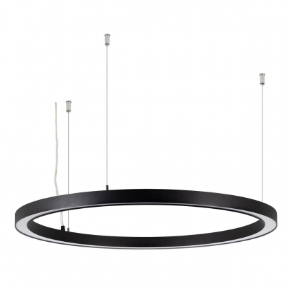 Подвесной светодиодный светильник Arlight SP-Circle-Hang-O3535-D1200-75W Warm3000 049372 в современном стиле, цвет черный