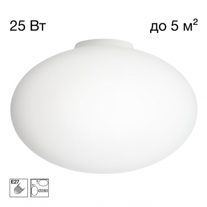 Светильник потолочный Citilux RON CL941E28B0 в стиле модерн, цвет белый