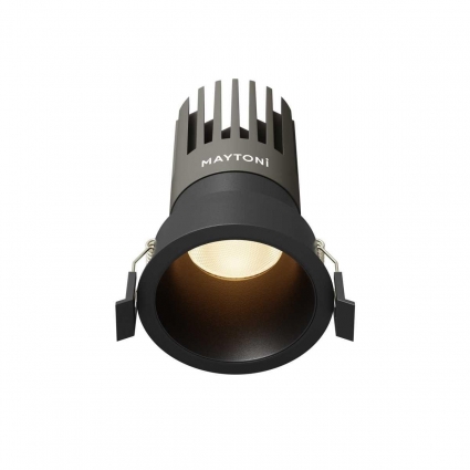 Встраиваемый светильник Maytoni Technical DL118-15W-3K-B цвет черный