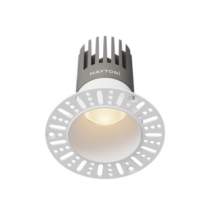 Встраиваемый светильник Maytoni Technical DL122-15W-3K-TRS-W цвет белый